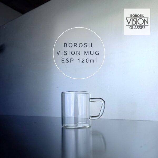 茶葉を一つまみ入れてお湯を注ぐだけ／BOROSIL VISION MUG ESP 120ml／ボロシル ヴィジョンマグ ESP